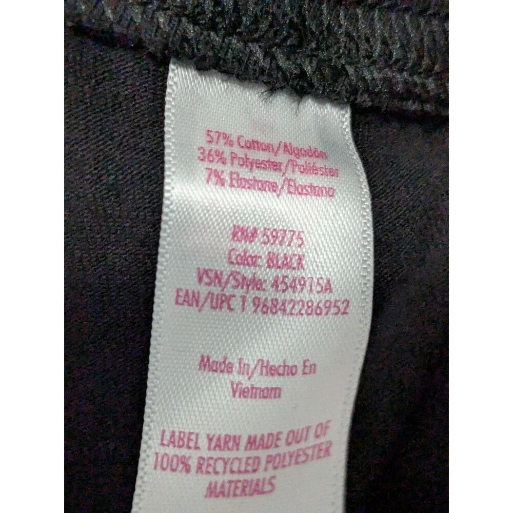 Justice Medium(10) Solid Black Leggings NWT